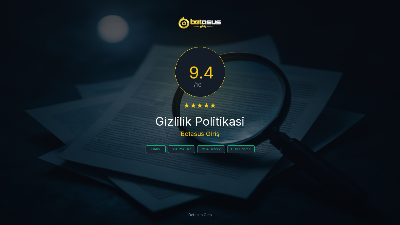 Betasus Giriş 